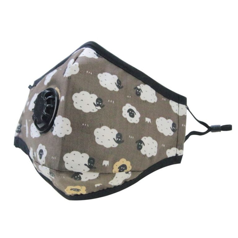 Fashion Washable Anti Pollution Mask Shield Custom Air Filter Anti Dust Pollution cotton mask-2