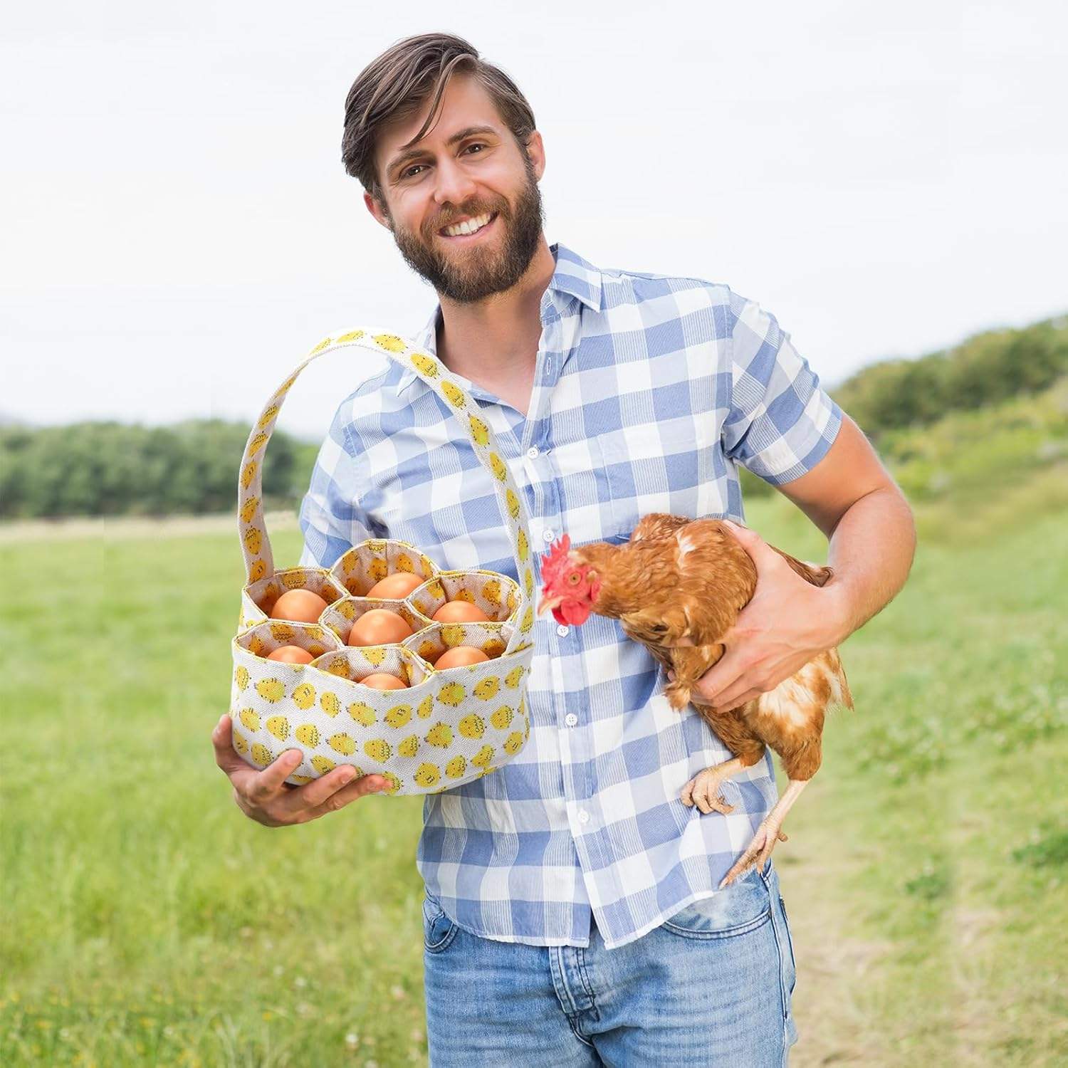 Egg Collecting Basket